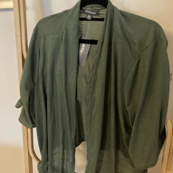 Shein Wrap Women Green Top Xmas Gift Summer Blouse Coverup Kids Mum Dad Gift Kid - Picture 2 of 5